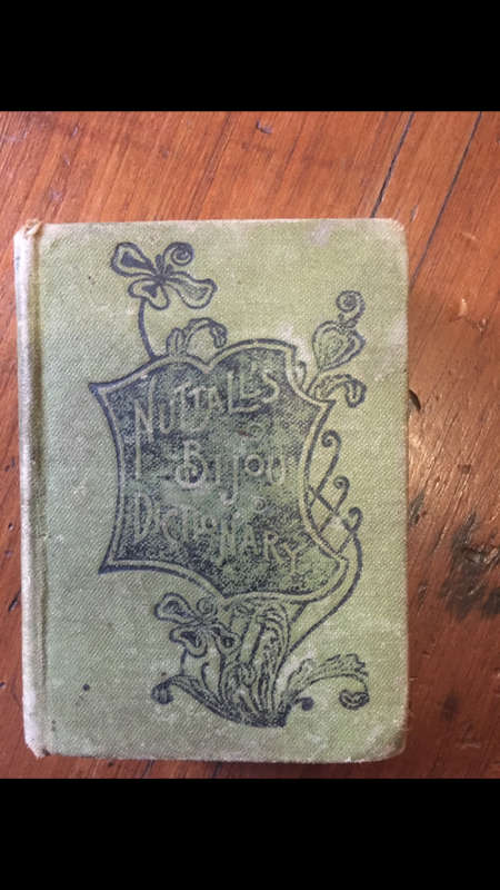 Nuttall's Bijou Dictionary - Very old small book