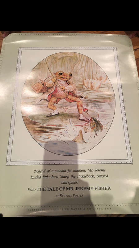 Beatrix Potter Print from The Tale of Mr. Jeremy Fisher