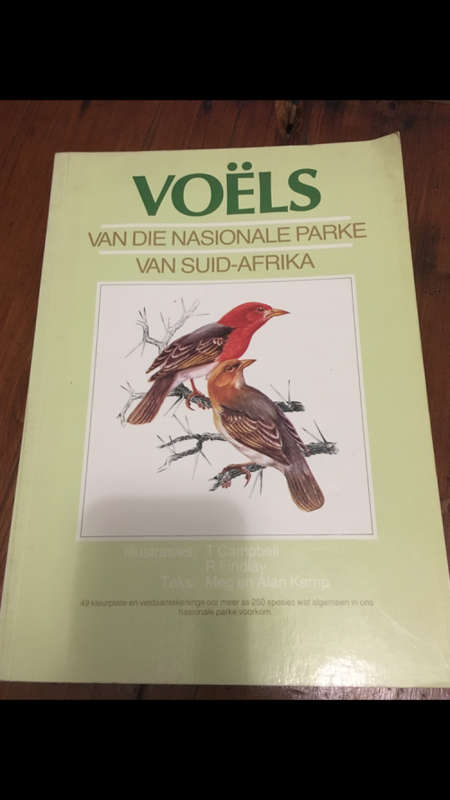 Voels van die Nasionale Parke van Suid-Afrika
