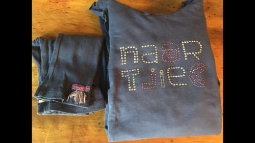 Navy Naartjie Tracksuit Top with matching leggings - Size 6 Years