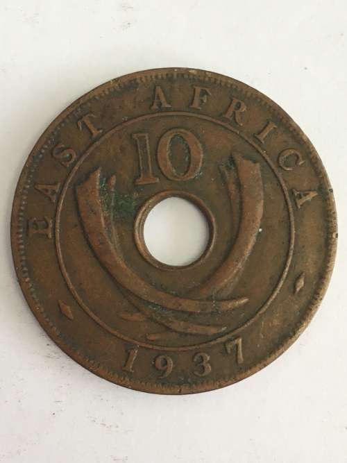 East Africa 1937 Ten Cents