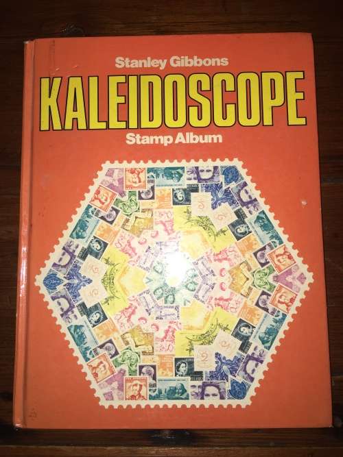 Stanley Gibbons Kaleidoscope Stamp Album with some stamps - See pictures