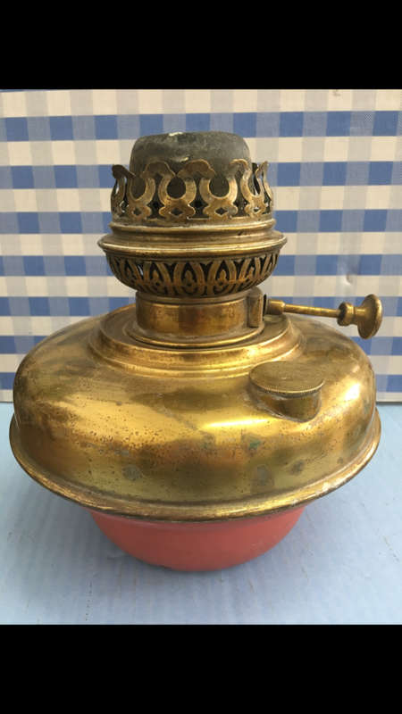 Brass Veritas Lamp Manufactured in Germany by the Veritas Lamp Works