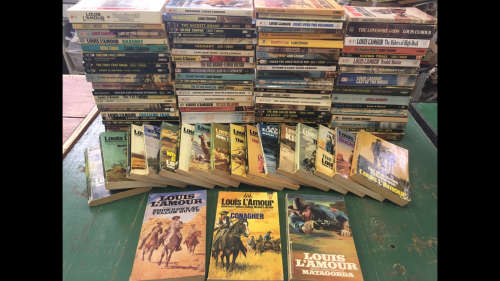 Collection of 97 Louis L'Amour books