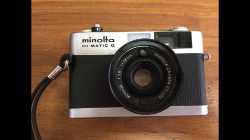 Minolta Hi-Matic G Camera