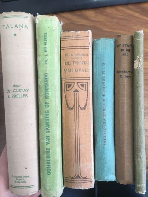 6 x Africana Boeke - Skaars!! - Sien fotos