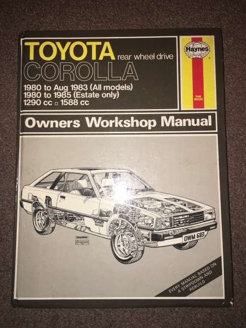 Haynes - Toyota Corolla Owners Workshop Manual - 1980 - 1985
