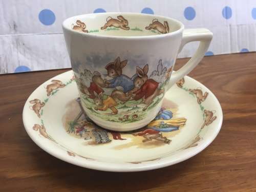 Bunnykins Cup and Saucer - Royal Doulton