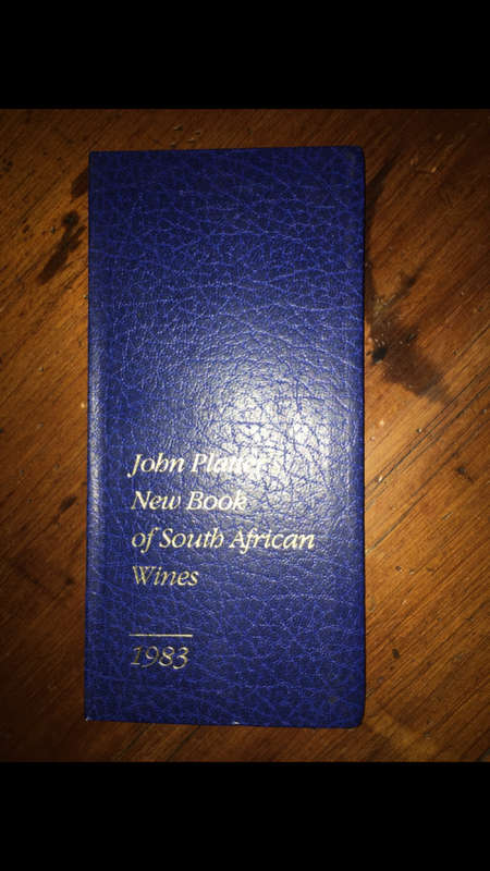 John Platter's New book of South African Wines - 1983