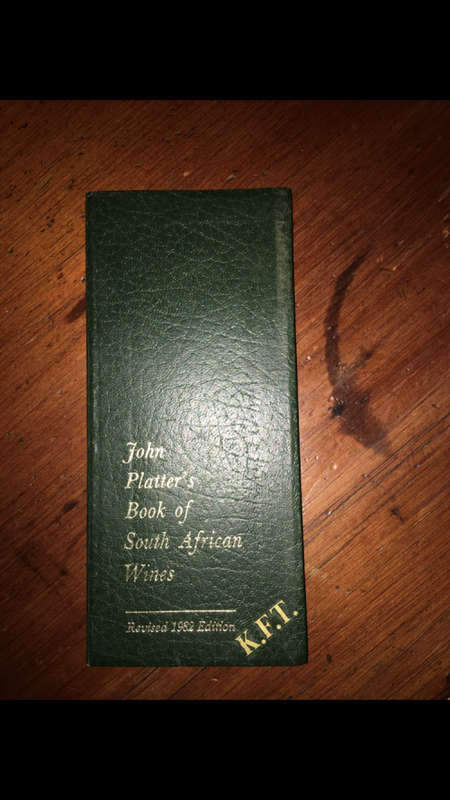 John Platter's Book of South African Wines - 1982 Edition