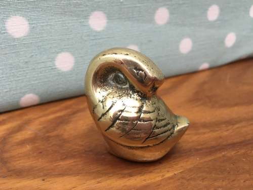 Brass Goose - Height - 4.5cm