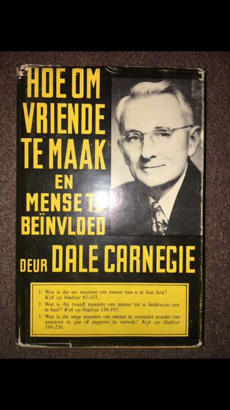Hoe om Vriende te maak en Mense te beinvloed - Dale Carnegie - Vyfde Druk - 1965
