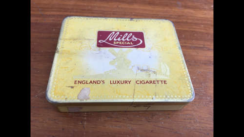 Mills Special Cigarette Tin - 9cm x 7.5cm