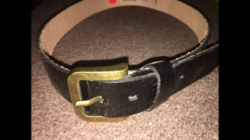 Amigo Genuine Leather Belt - Size 34/87
