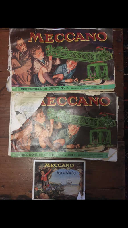 Vintage Meccano Manuals / Booklets - See Description