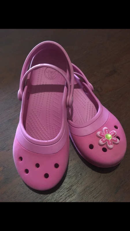 Crocs Pink Sandals - Size J2