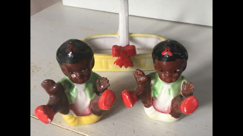 Beautiful Vintage Salt and Pepper Shakers - Figurines