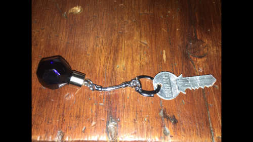 Vintage Bourjois Perfume with Keyring