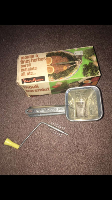 Vintage Mouli Parsmint - In Original Box