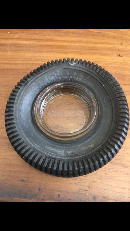 Firestone Tyre Shaped Ashtray