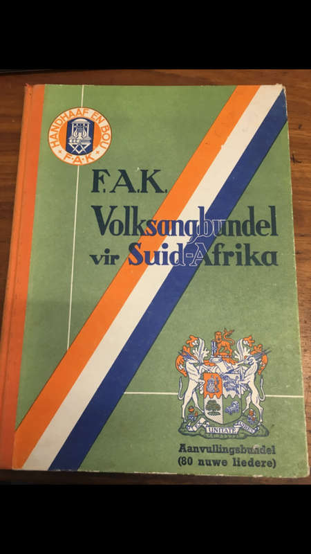 F.A.K. Volksangbundel vir Suid-Afrika - Aanvullingsbundel - 1947 - Goeie Toestand