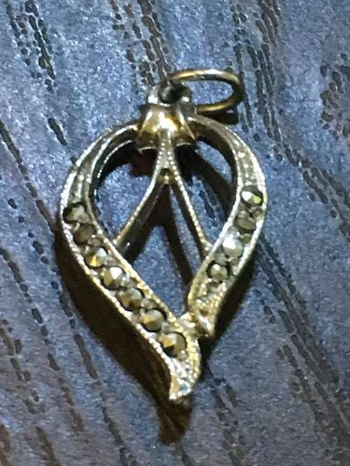 Small Marcasite Pendant