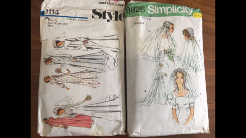2 x Vintage Bridal Patterns