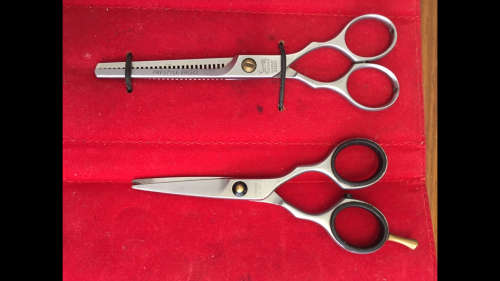 2 x Professional Scissors - Jaguar - Germany - Stainless Steel
