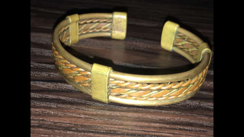 Brass and Copper Bracelet