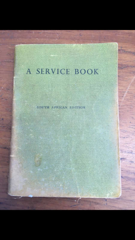 A Service Book - South African Edition - 1937