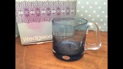Beautiful Wedgwood Glass Tankard / Mug - Wedgwood England