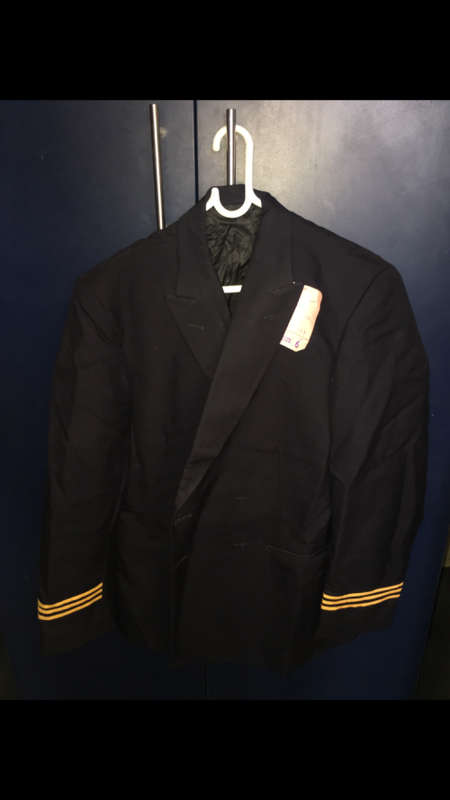 Vintage South African Railway Jacket - 1976 - New - No buttons - See pictures
