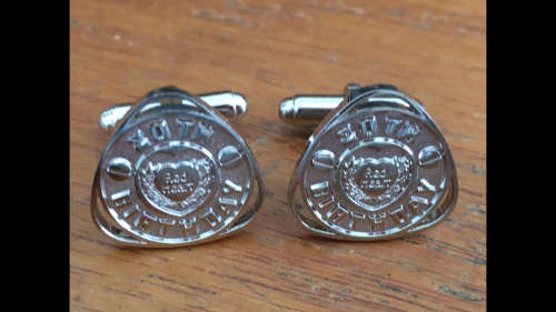Red Heart 20th Birthday Cufflinks