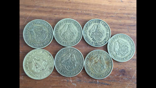 7 x 1/2c - 1961 & 1962