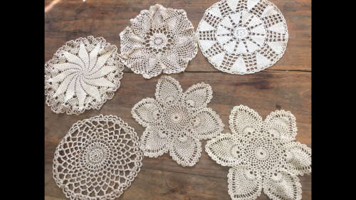6 x Crochet Doilies