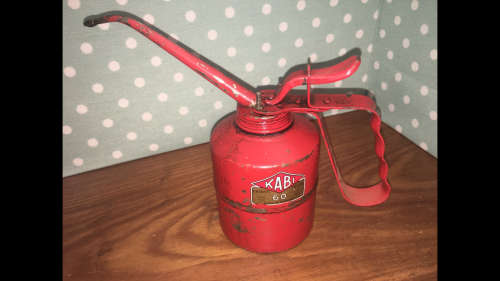 Vintage Kabi Oil Can - Made in Denmark