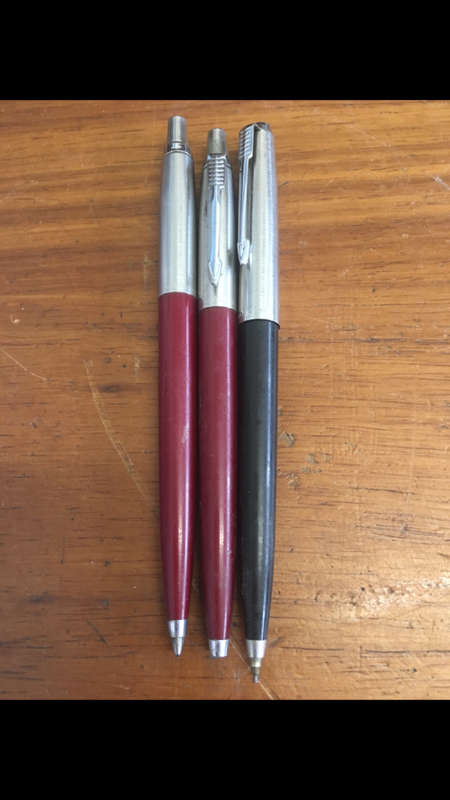 3 x Parker Pens/Pencil for parts or restoration