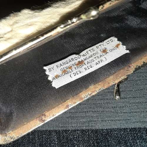 Vintage Genuine Kangaroo fur Purse