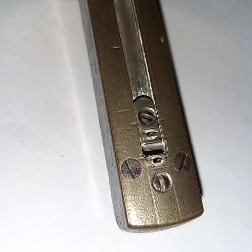 Vintage Marking Gauge with brass inlays - See pictures and description