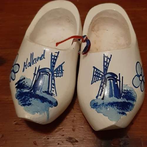 Pair of Wooden Clogs - Holland - 12.5cm