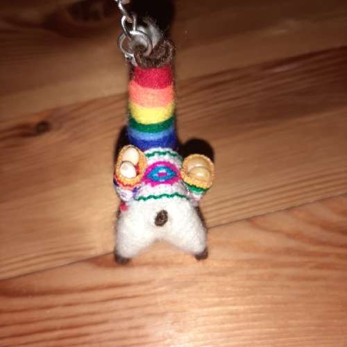 Beautiful Handmade Llama Keyring - See pictures