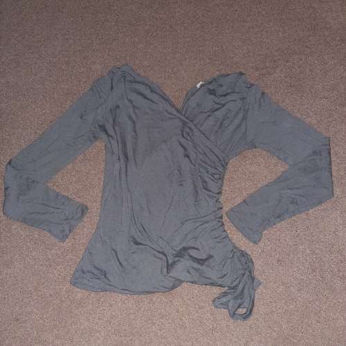XOXO Dark Grey Long sleeve Top