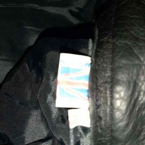 Black Genuine Leather Pants - Made in England - Size 40 - Good Quality