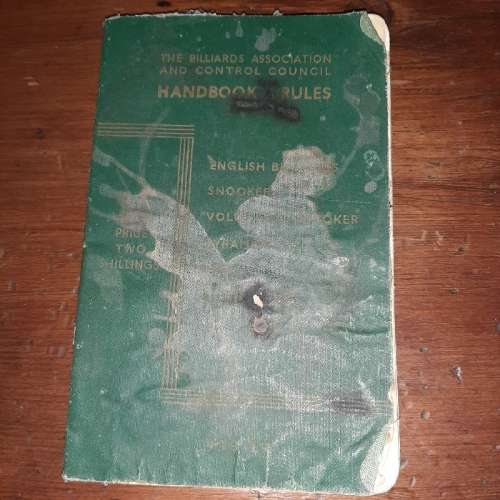 The Billiards Association Handbook & Rules of Billiards, Snooker, Pool
