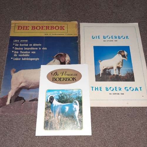 3 x Boerbok Tydskrifte / Inligtingstukke
