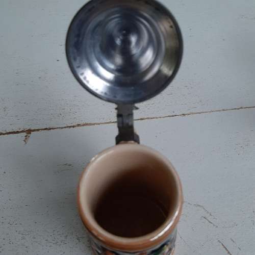 German Small Beer Stein / Beer Mug - Sprich was wahr 1st - Frink was klar 1st