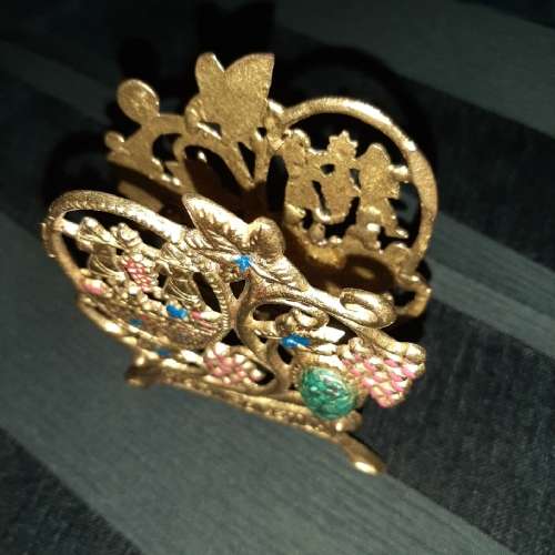 Brass Jerusalem Serviette / Napkin Holder