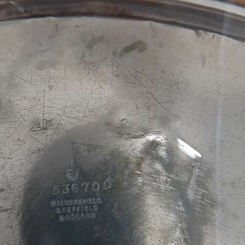 Walker & Hall Sheffield England Silver Plated Tray - Beautiful