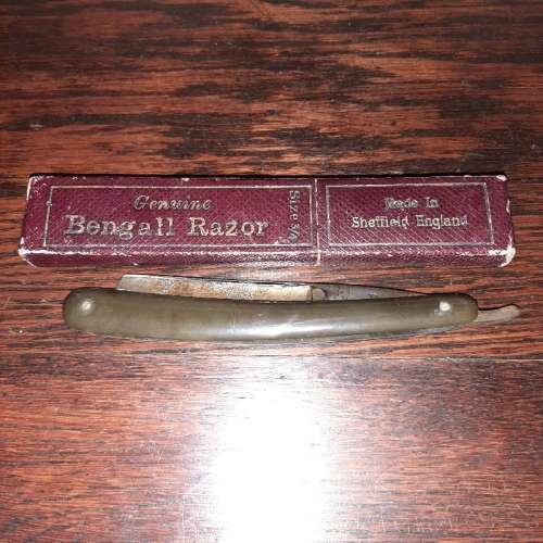 Vintage Straight Razor - Genuine Bengall Razor - Made in Sheffield England