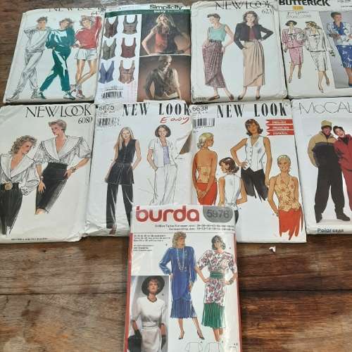 9 x Woman Clothing Patterns